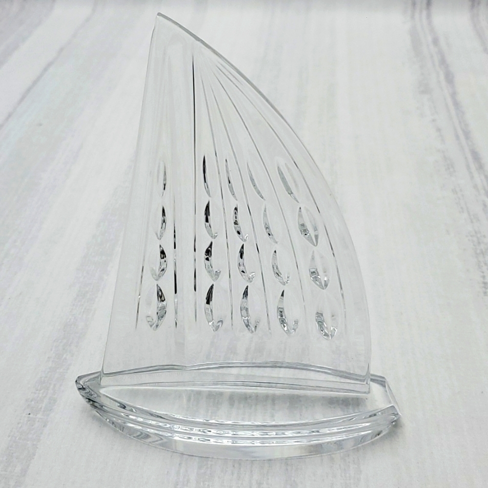Waterford Crystal Sail Boat Figurine